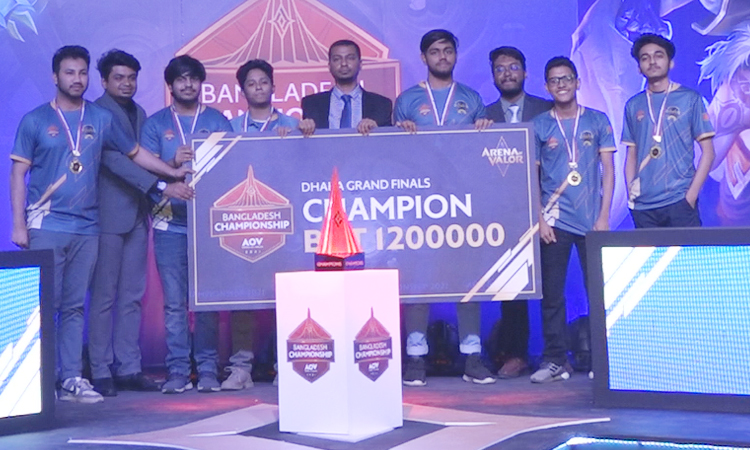 ই-স্পোর্টস টুর্নামেন্ট অ্যারেনা অব ভ্যালোর বাংলাদেশে চ্যাম্পিয়ন ওরিয়েন্টাল ফনিক্স ই-স্পোর্টস টুর্নামেন্ট অ্যারেনা অব ভ্যালোর বাংলাদেশে চ্যাম্পিয়ন ওরিয়েন্টাল ফনিক্স