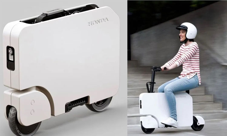 স্যুটকেসের মতো বহন করা যাবে এই ইলেকট্রিক স্কুটার