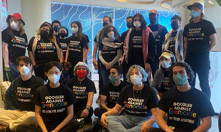 ইসরায়েল বিরোধী আন্দোলনে চাকরি গেল গুগল এর ২৮ কর্মীর ইসরায়েল বিরোধী আন্দোলনে চাকরি গেল গুগল এর ২৮ কর্মীর